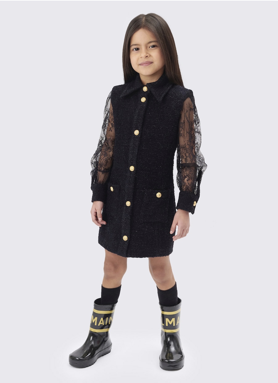 Stivali da pioggia con logo | Balmain Kids