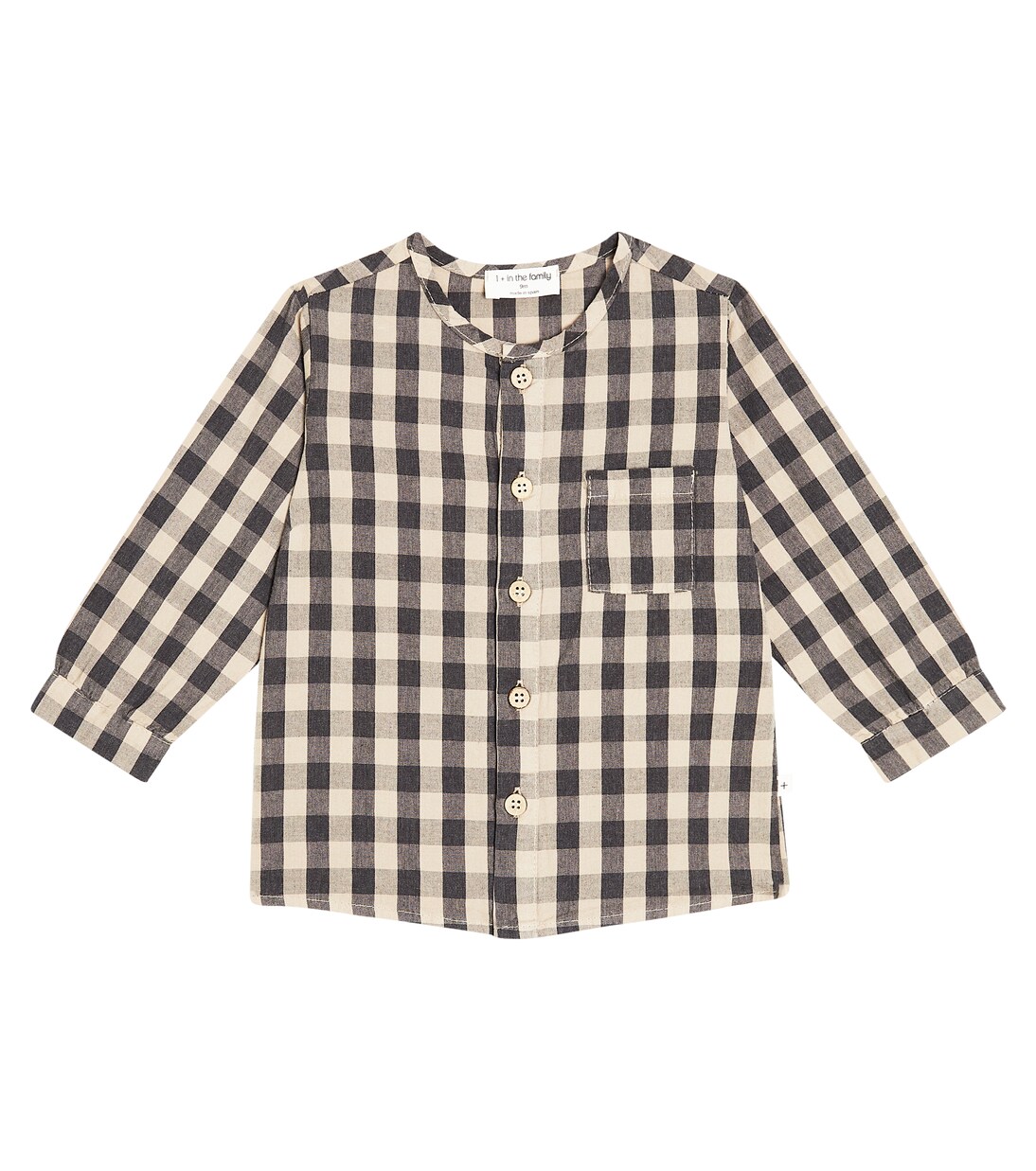 Baby - Camicia Henry in cotone a quadri | 1 + in the Family