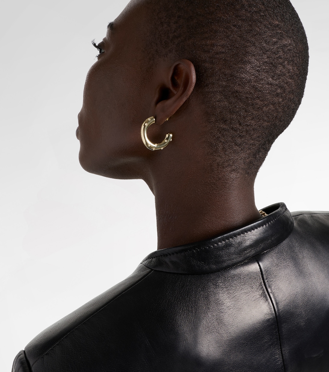Orecchini Peggy in oro 14kt con diamanti | Lauren Rubinski