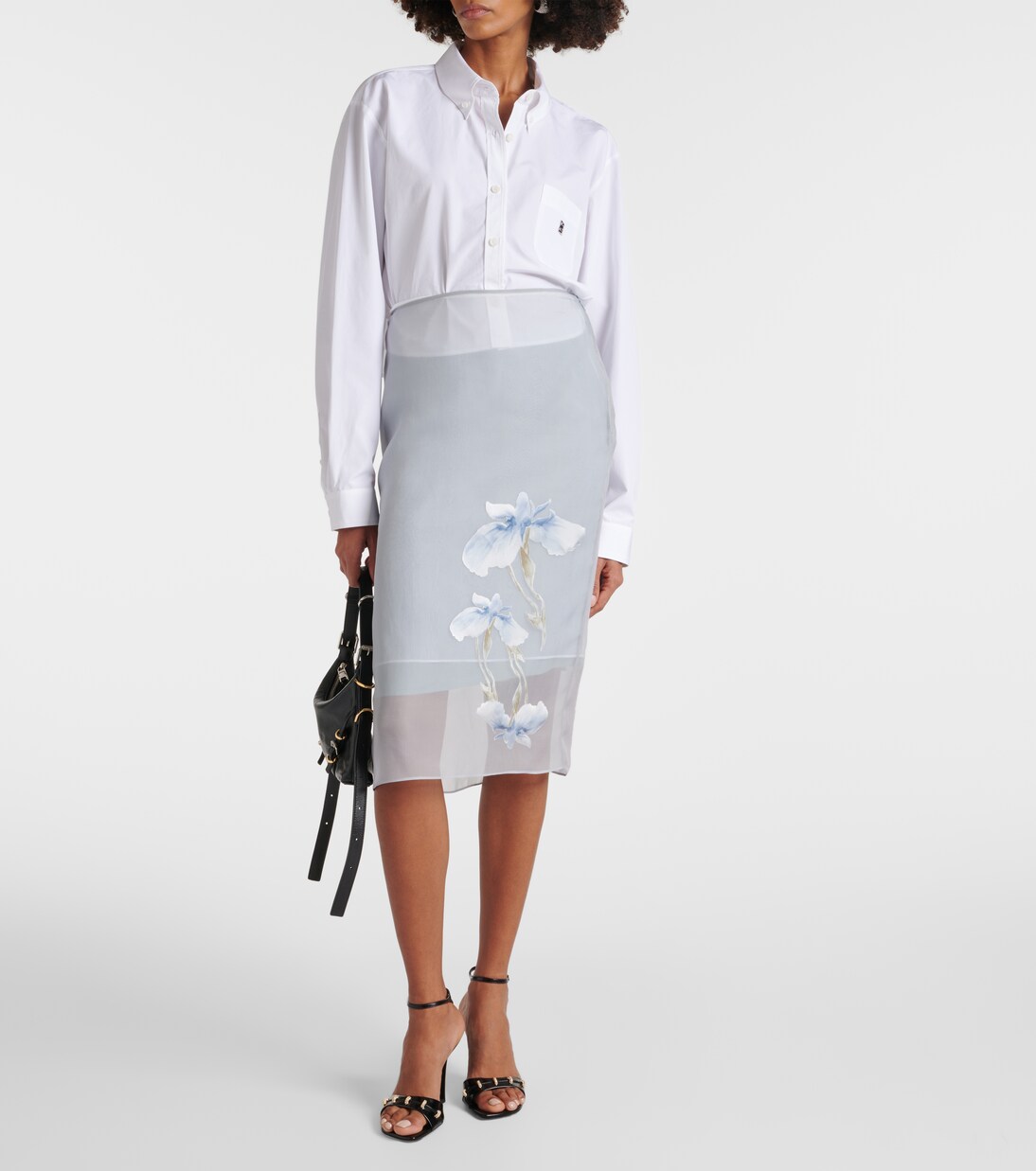 Chemise raccourcie en coton | Givenchy