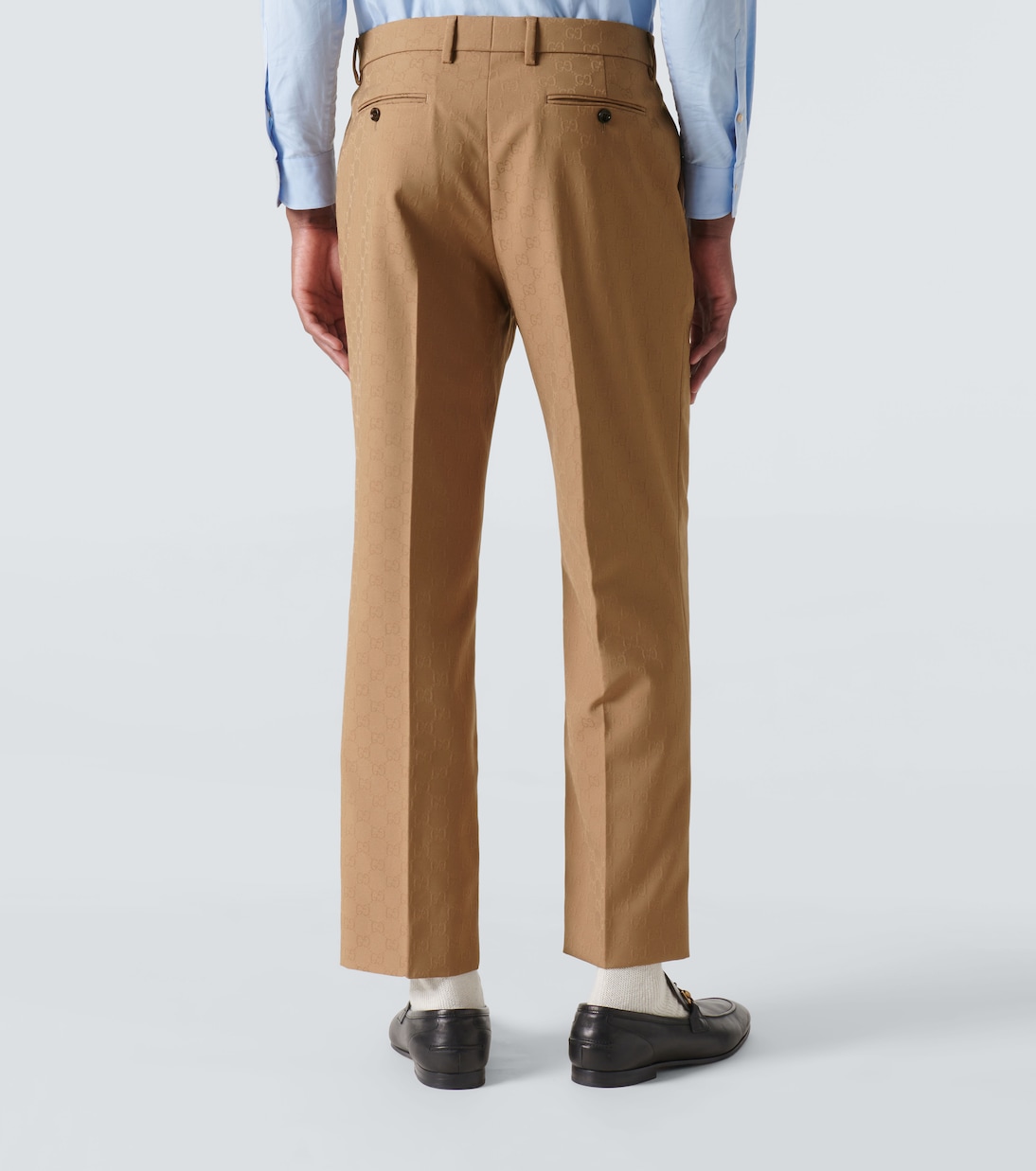 GG jacquard straight pants | Gucci