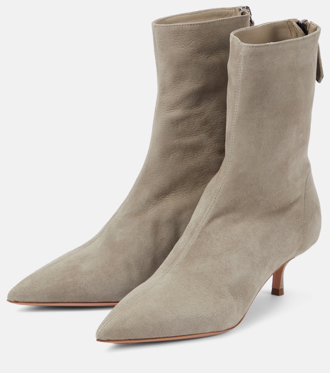 Montmartre 50 suede ankle boots | Aquazzura