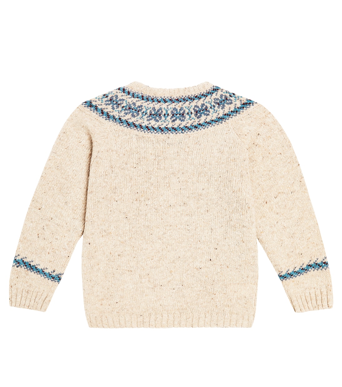 Pull intarsia en laine mélangée | La Coqueta