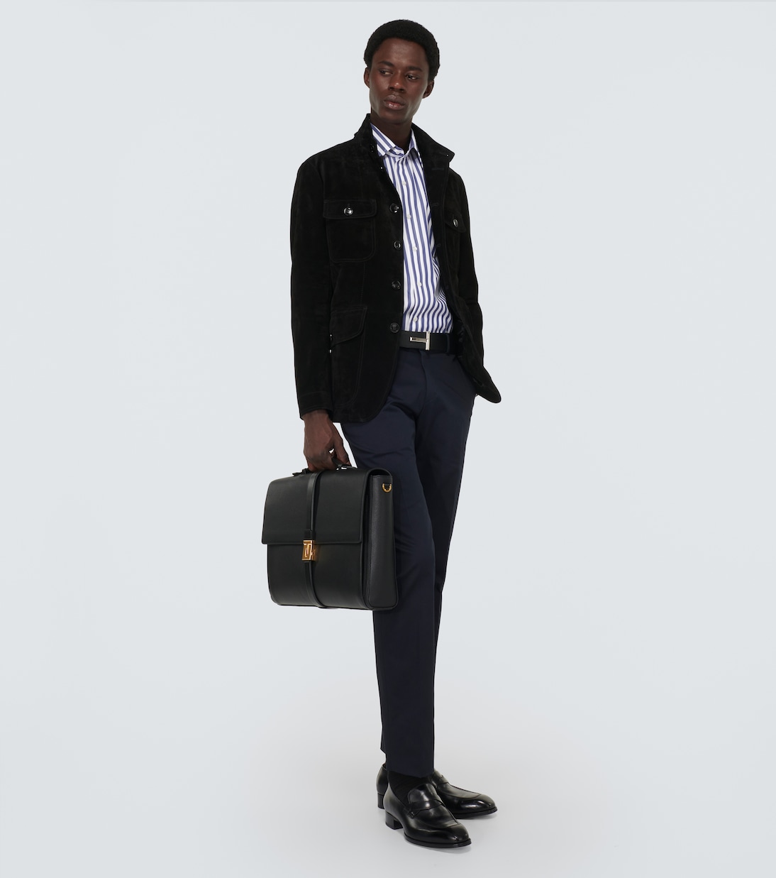 Camisa Grand Bangle de algodón a rayas | Tom Ford