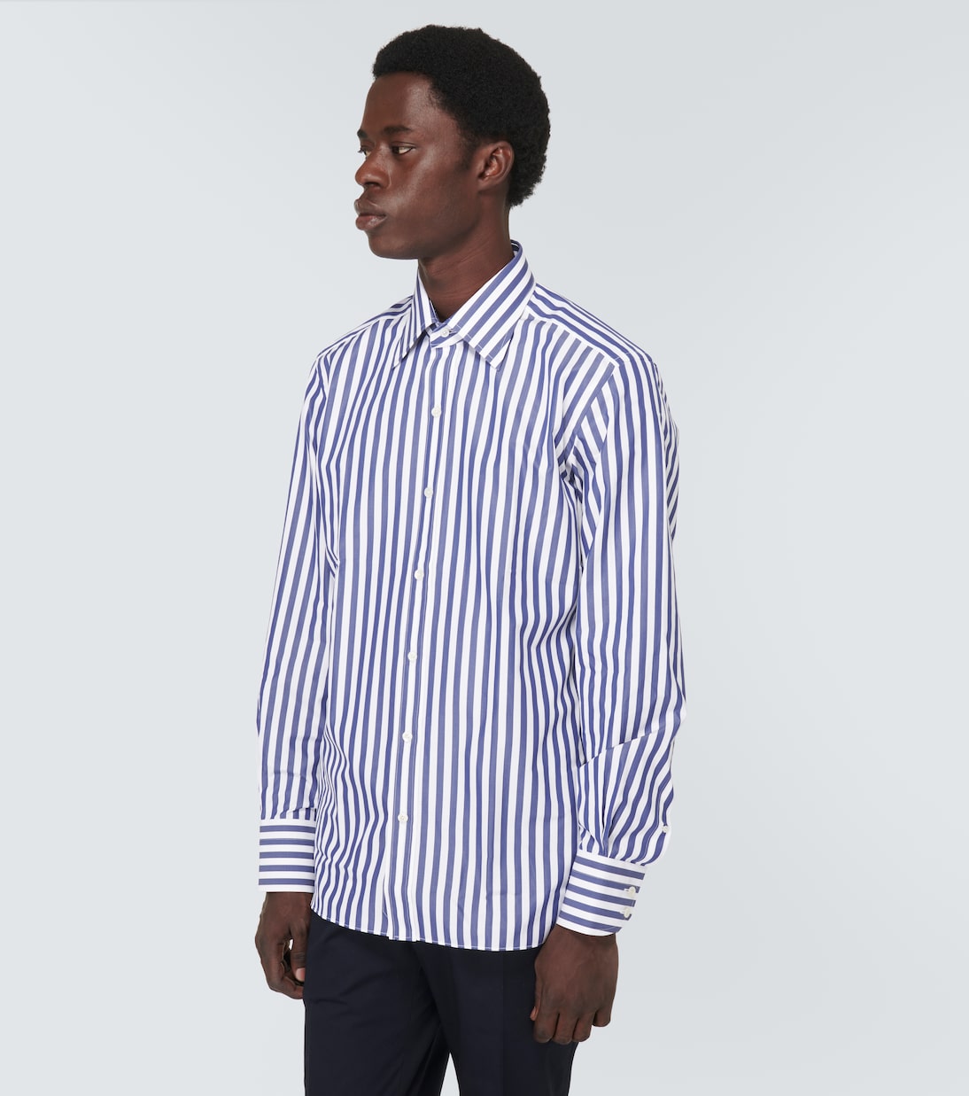 Camisa Grand Bangle de algodón a rayas | Tom Ford
