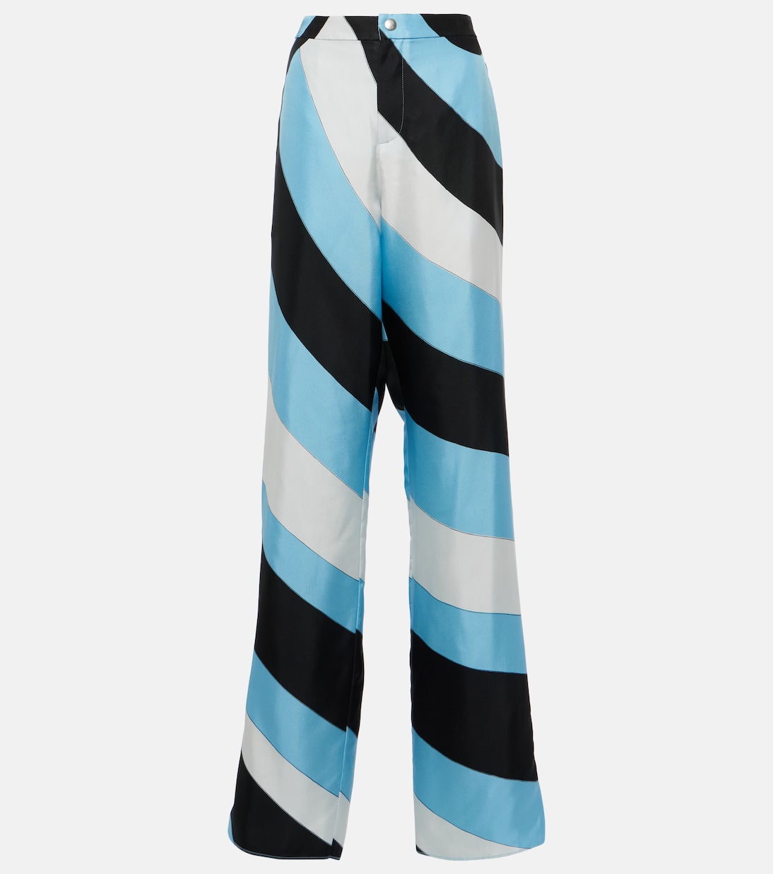 Iride silk palazzo pants | Pucci