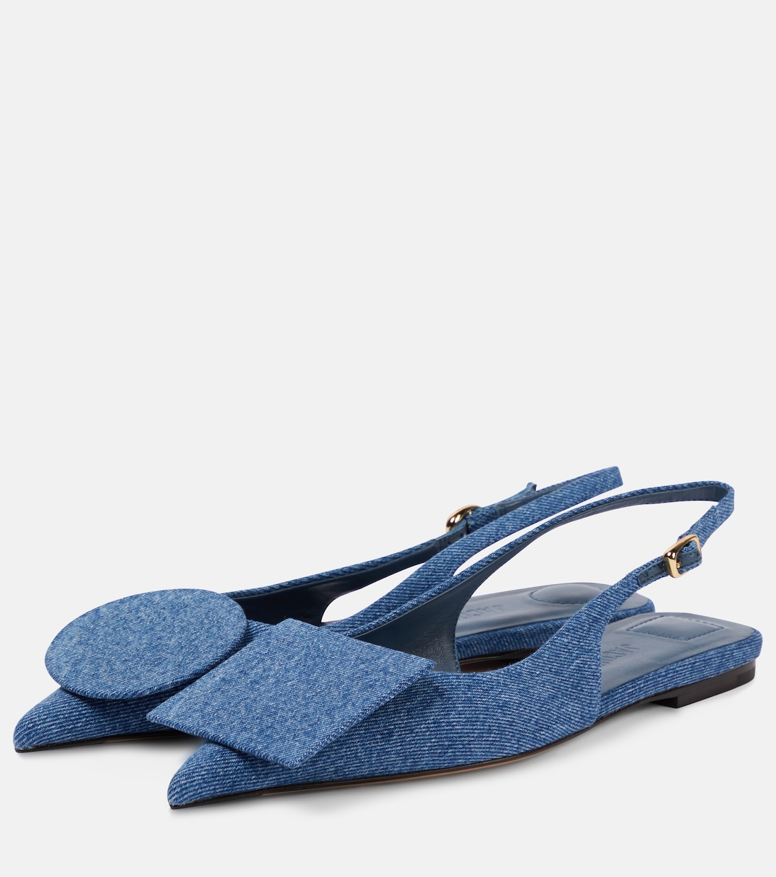 Ballerine slingbacks Duelo Plates in denim | Jacquemus