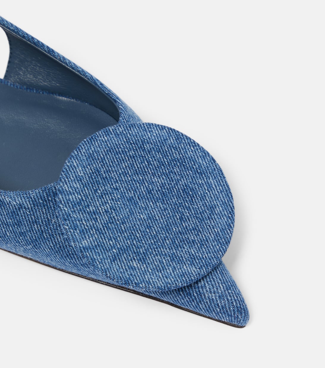 Ballerine slingbacks Duelo Plates in denim | Jacquemus
