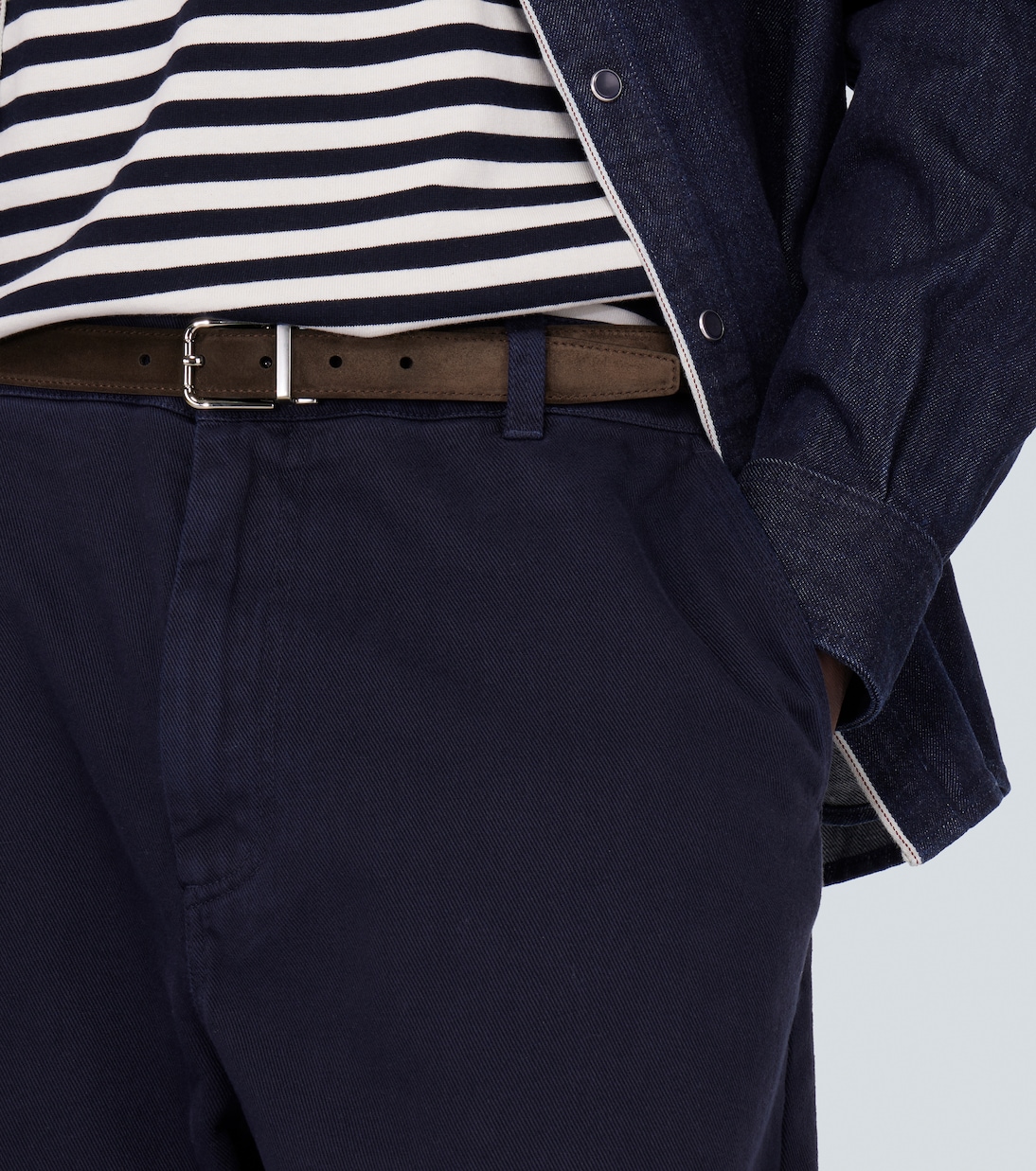 Ceinture 25mm en daim | Dolce&Gabbana