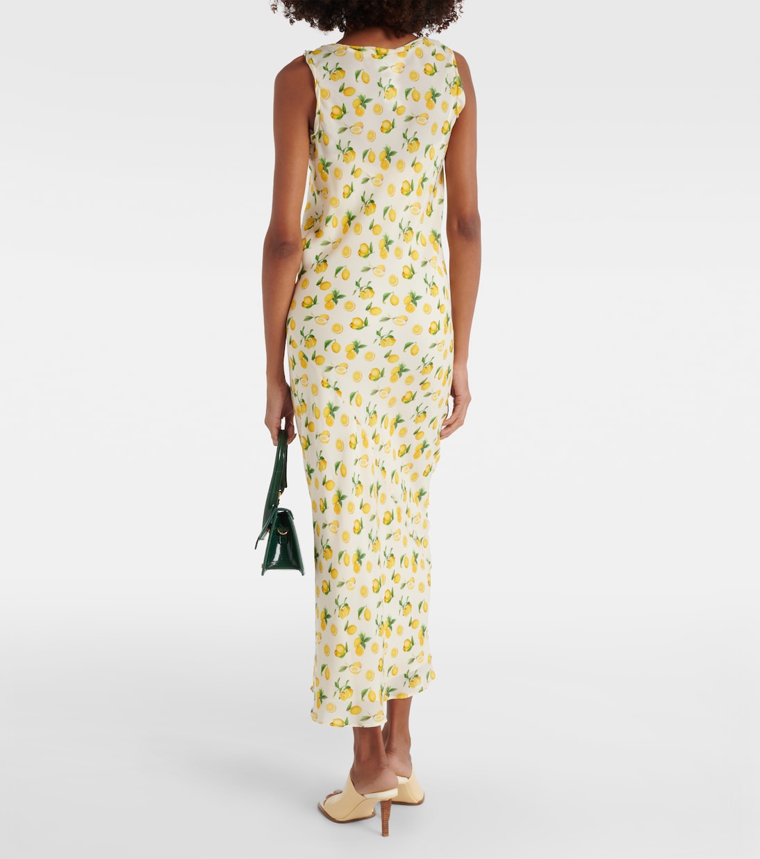 Robe longue Tonale imprimée en soie | Sportmax