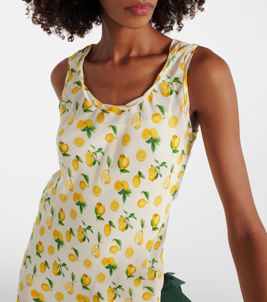 Robe longue Tonale imprimée en soie | Sportmax