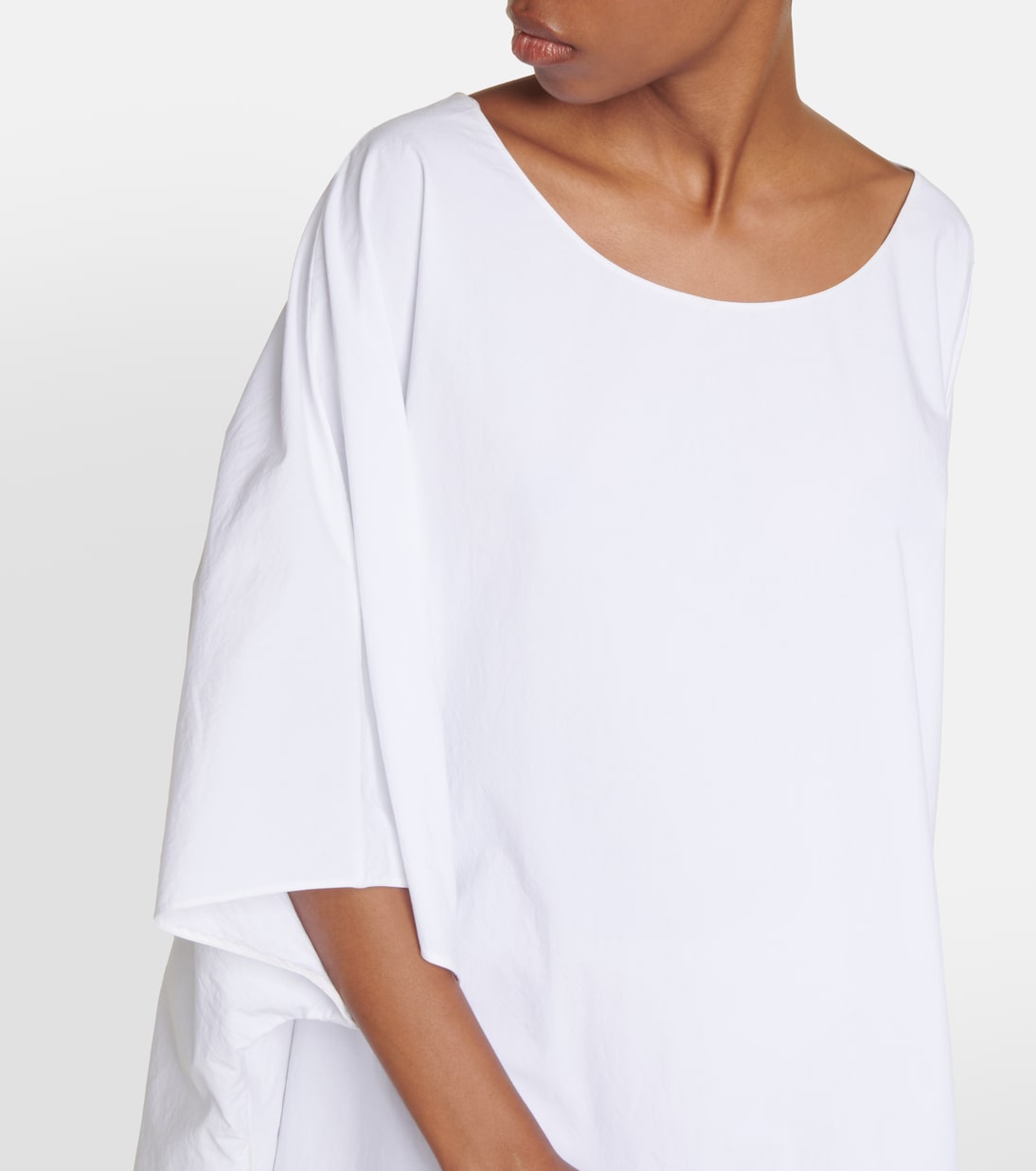 Oversize-Midikleid Isora aus Baumwollpopeline | The Row