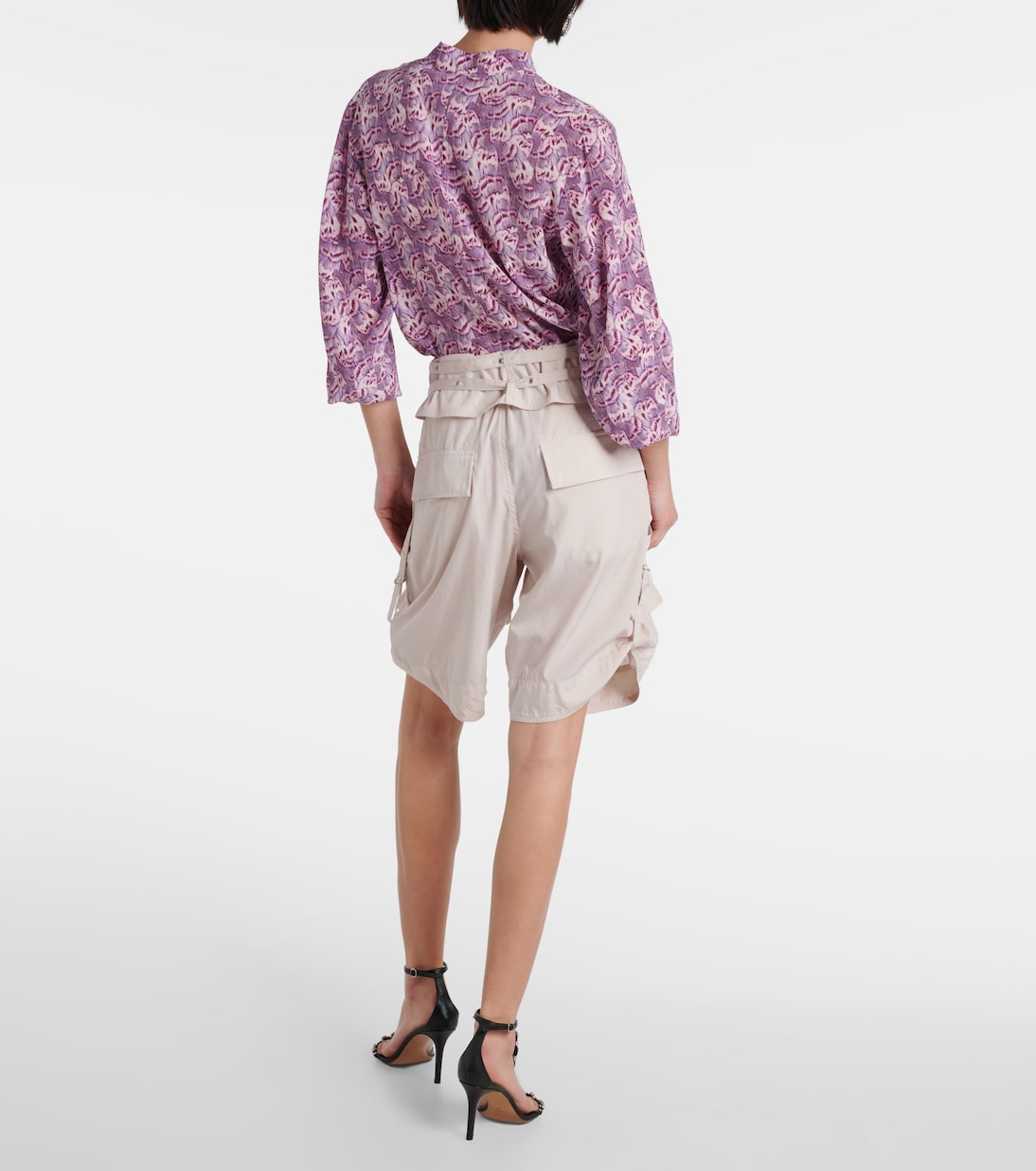 Short cargo Heidi à ceinture | Isabel Marant