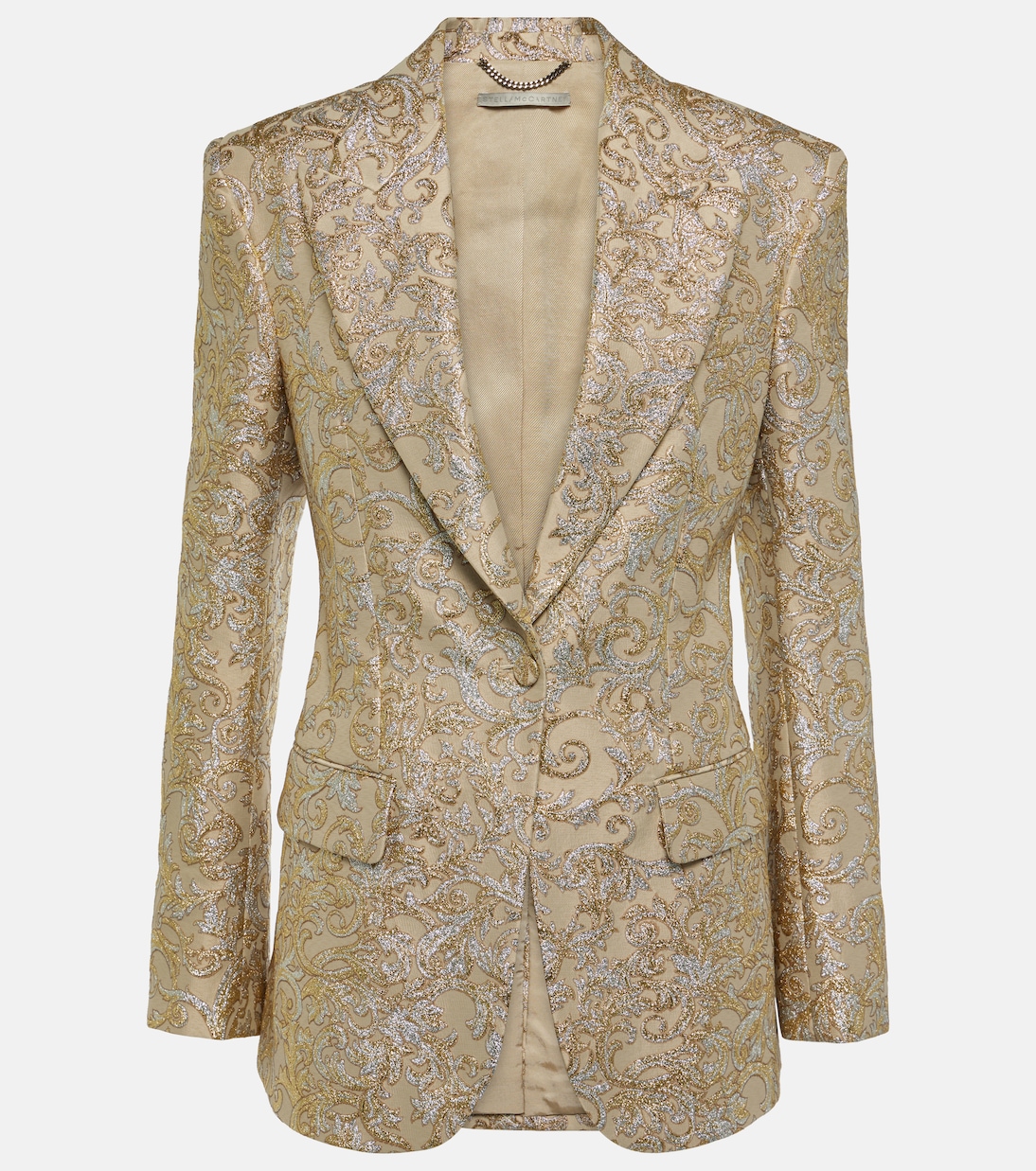 Blazer monopetto in broccato | Stella McCartney