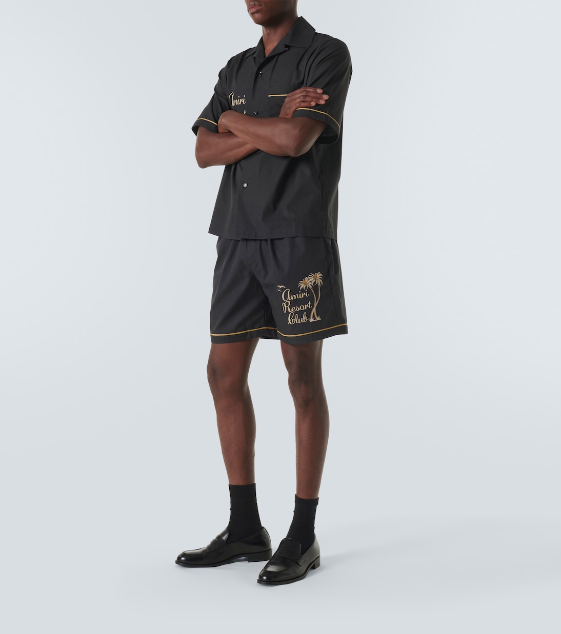 Short Resort Club brodé en coton | Amiri