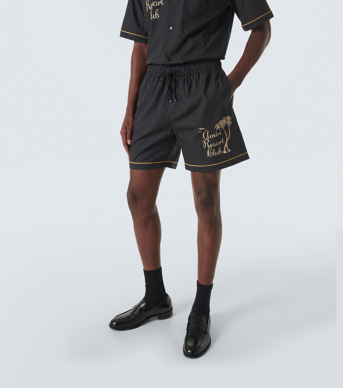 Short Resort Club brodé en coton | Amiri
