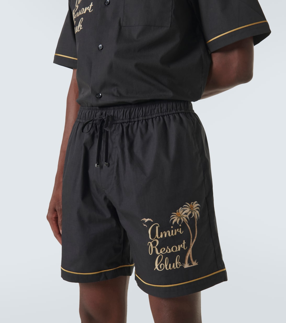 Short Resort Club brodé en coton | Amiri