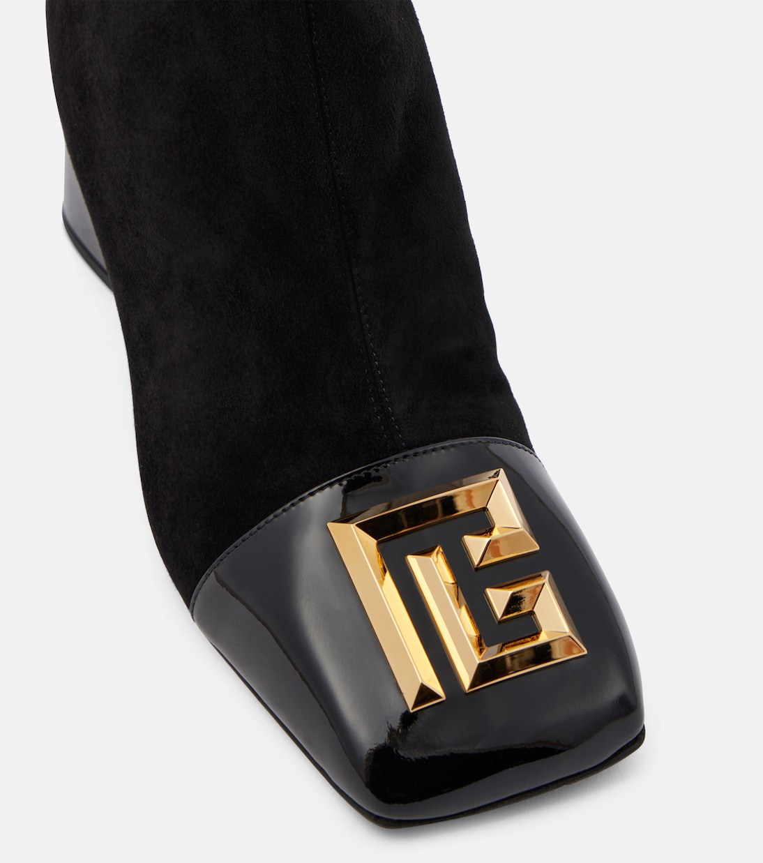 Botines Edna de ante y charol | Balmain