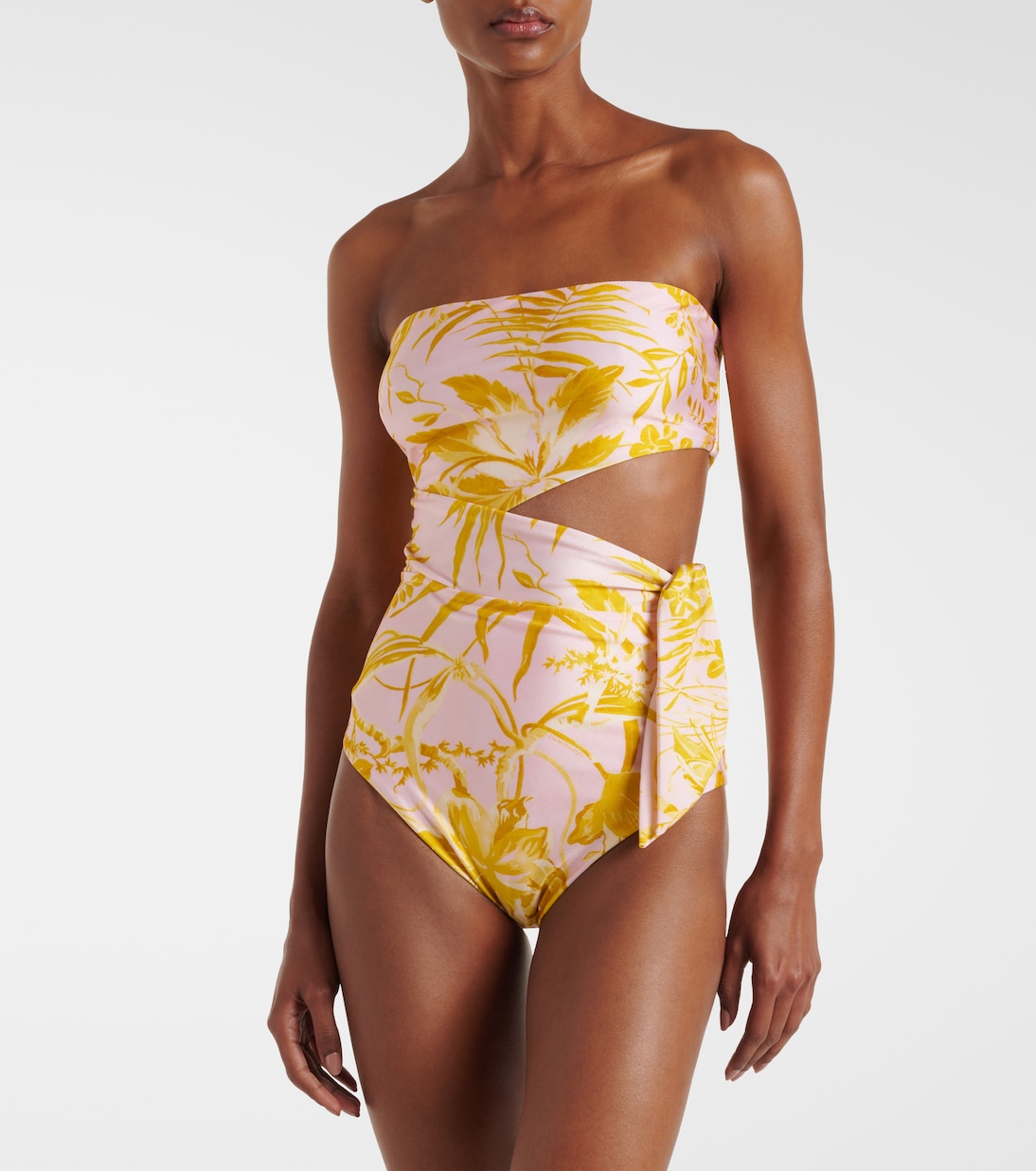 Costume intero Golden Scarf con stampa | Zimmermann
