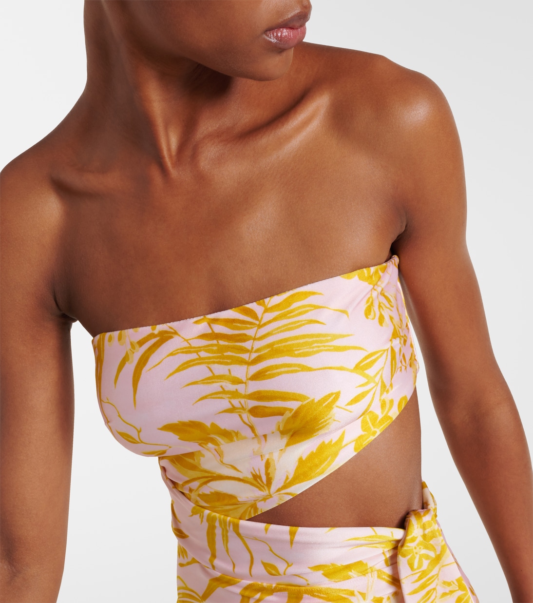 Costume intero Golden Scarf con stampa | Zimmermann