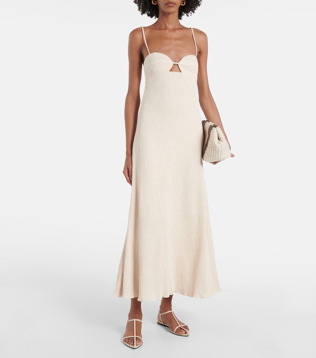 Abito lungo con cut-out | Johanna Ortiz