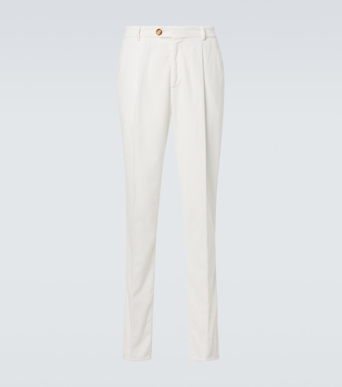 Pantalones slim de pana de algodón | Brunello Cucinelli
