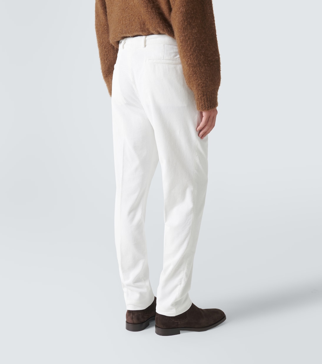 Pantalones slim de pana de algodón | Brunello Cucinelli