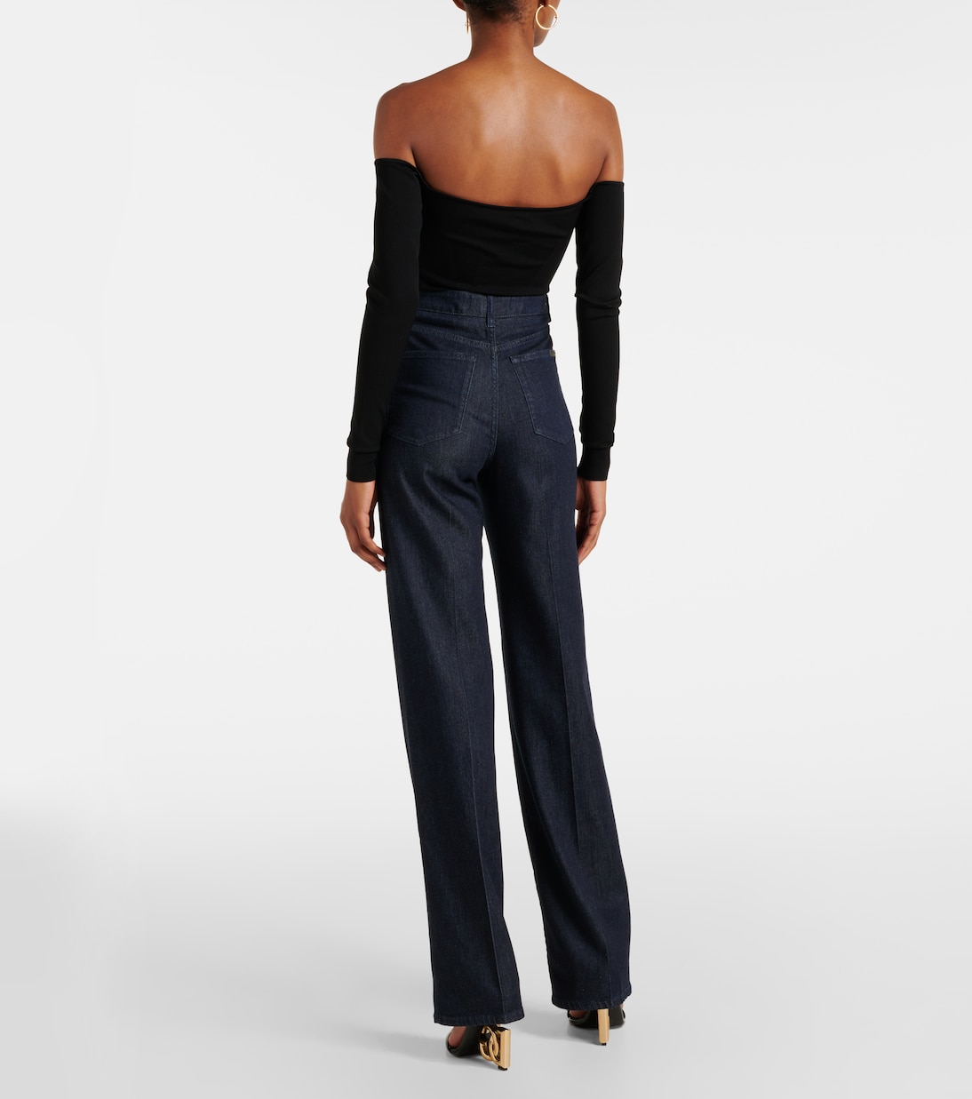 Jeans rectos de tiro alto | Dolce&Gabbana
