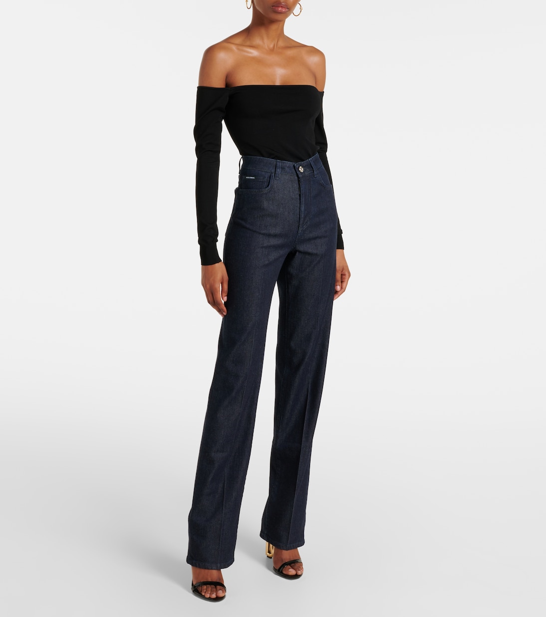 Jeans rectos de tiro alto | Dolce&Gabbana