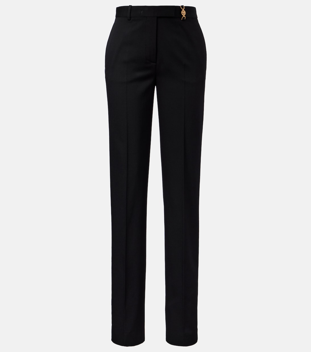 Medusa '95 high-rise wool straight pants | Versace