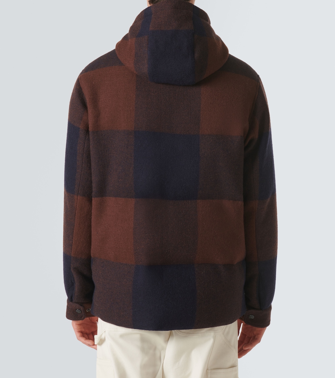 Ladurns checked wool down jacket | Moncler