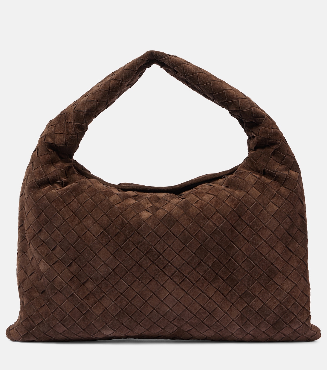 Borsa Hop in suede Intrecciato | Bottega Veneta