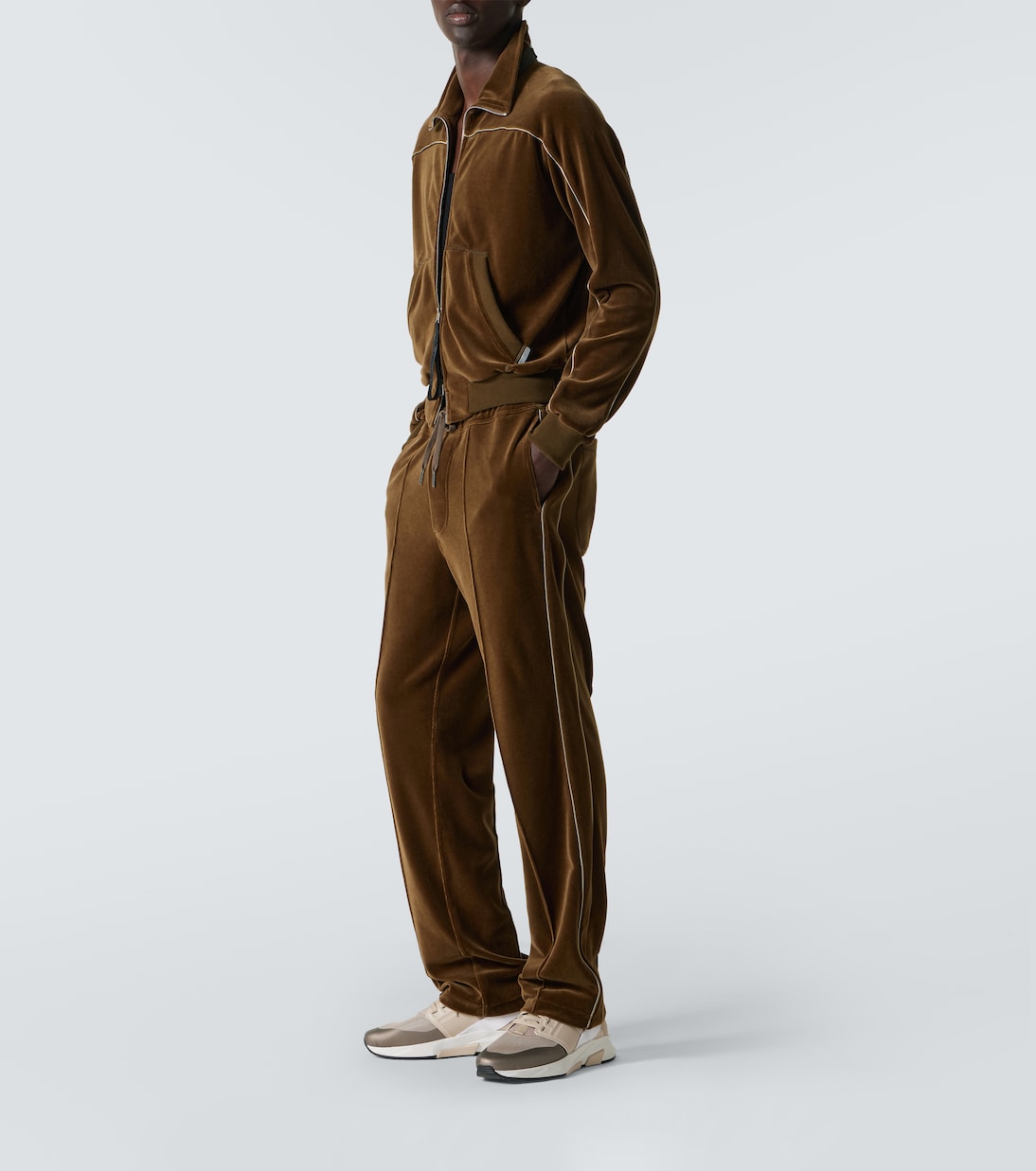 Cotton-blend velvet track jacket | Tom Ford