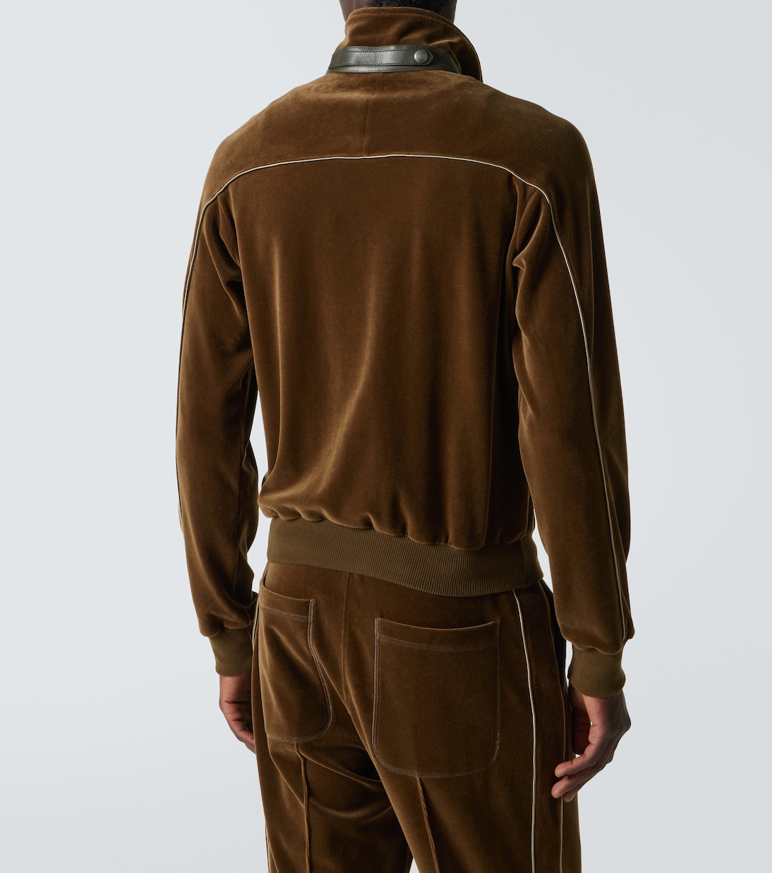 Cotton-blend velvet track jacket | Tom Ford