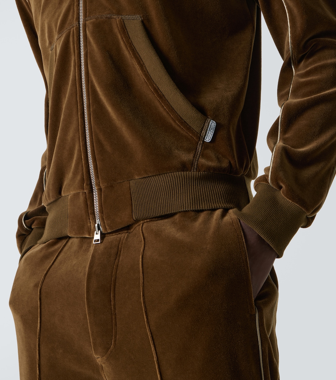 Cotton-blend velvet track jacket | Tom Ford