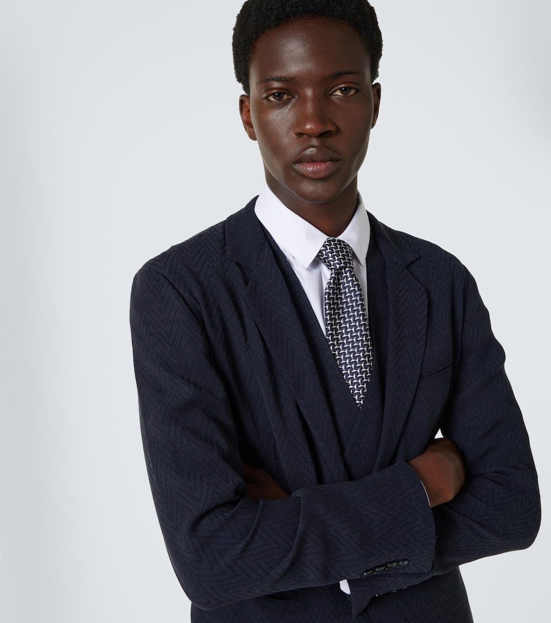 Cravatta in twill di seta | Giorgio Armani