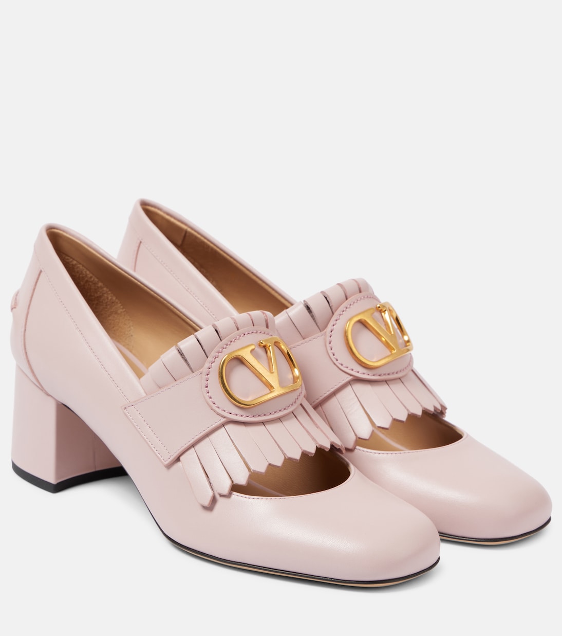 Loafer-Pumps VLogo Signature 55 aus Leder | Valentino Garavani