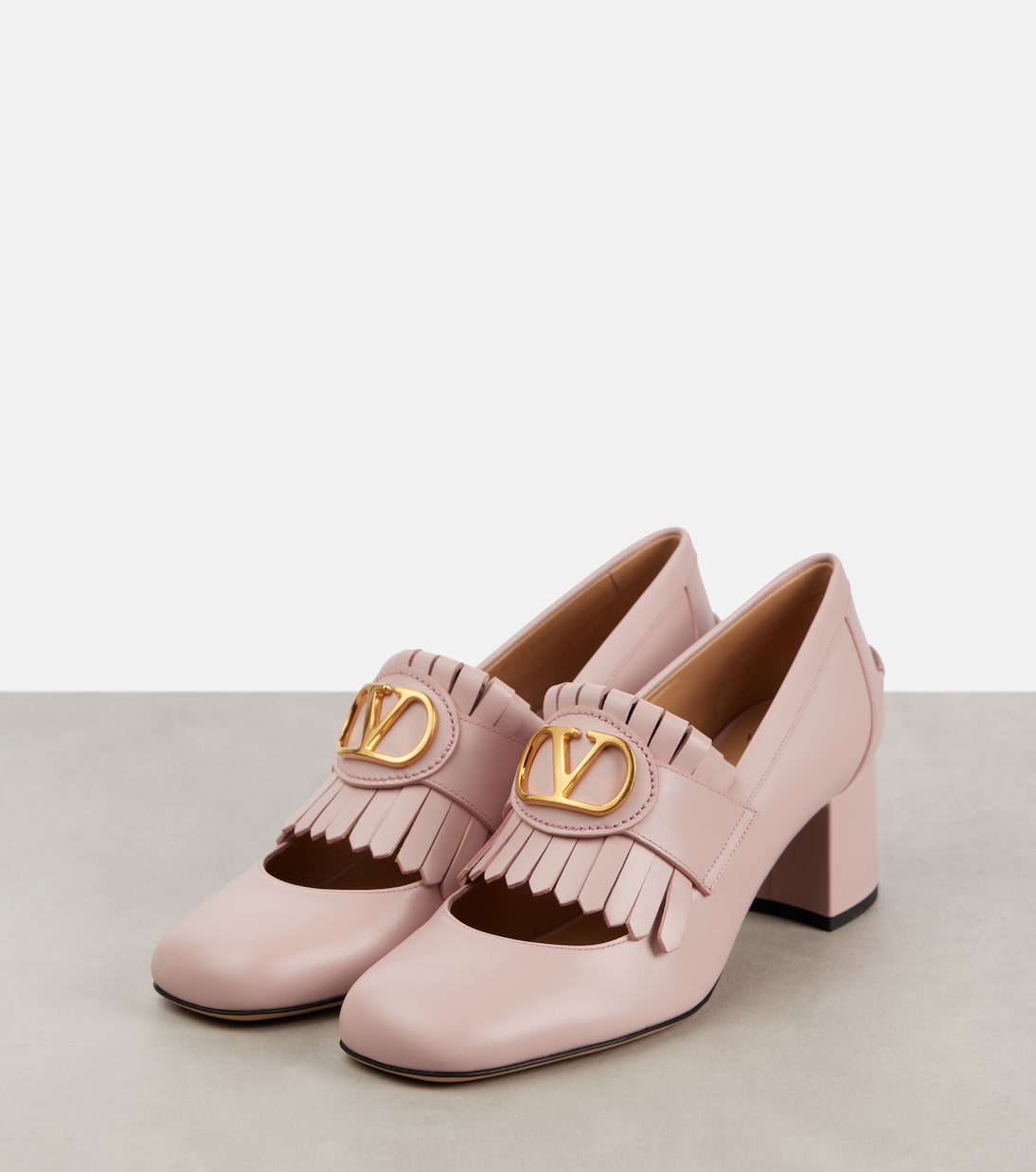Loafer-Pumps VLogo Signature 55 aus Leder | Valentino Garavani