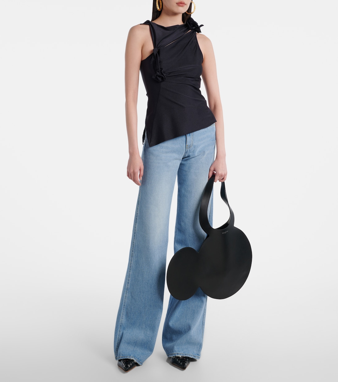 x Disney® – Sac Mickey Heart en cuir | Coperni