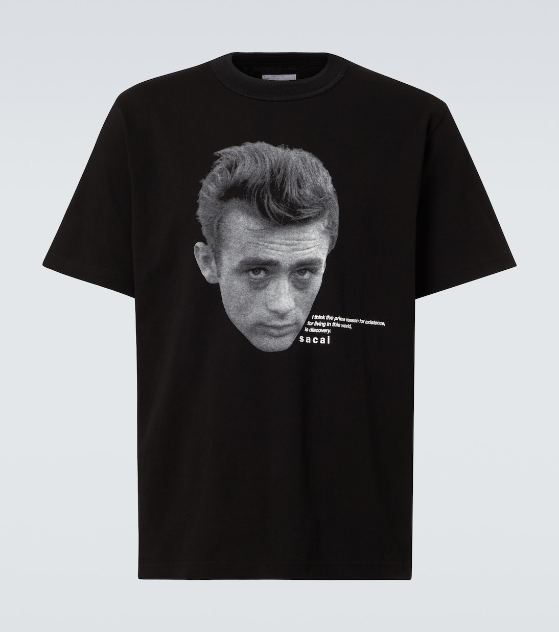 Camiseta en jersey de algodón estampado | Sacai