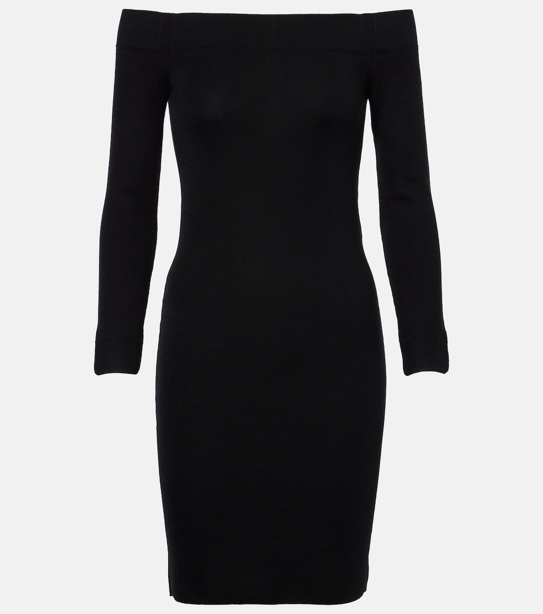 Off-Shoulder-Minikleid aus Kaschmir und Seide | Tom Ford