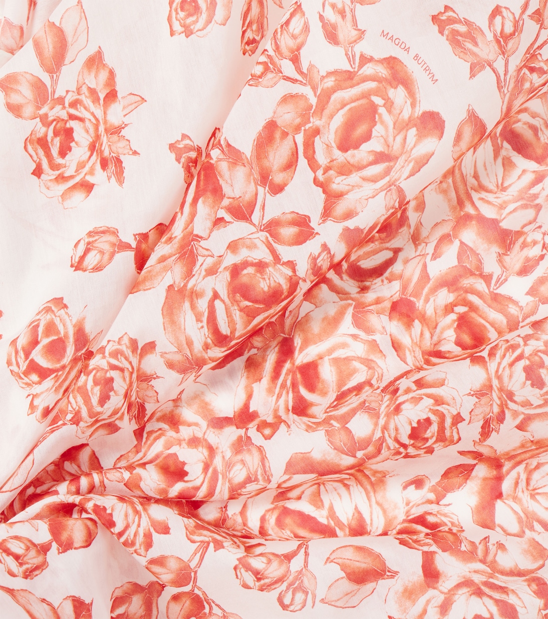 Foulard in cotone e seta con stampa | Magda Butrym