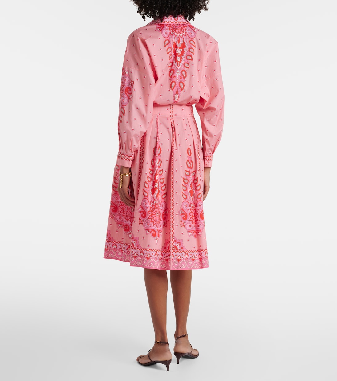 Midikleid aus einem Baumwollgemisch | Etro