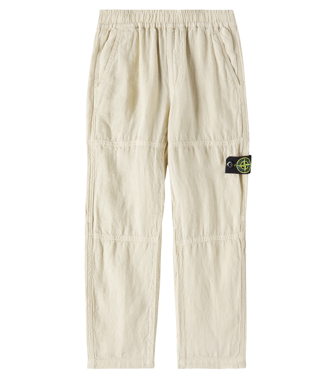 Hose Compass aus Leinen | Stone Island Junior
