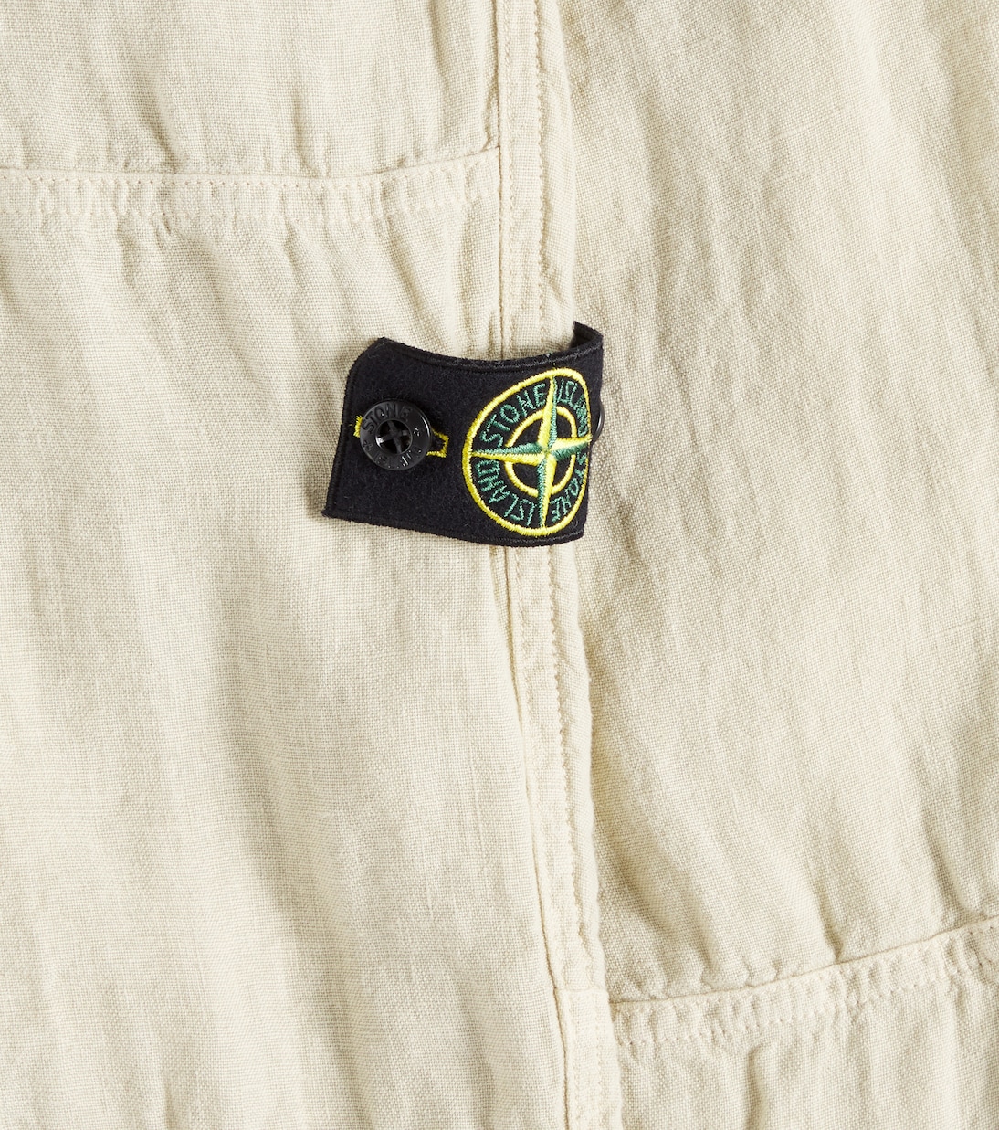 Hose Compass aus Leinen | Stone Island Junior