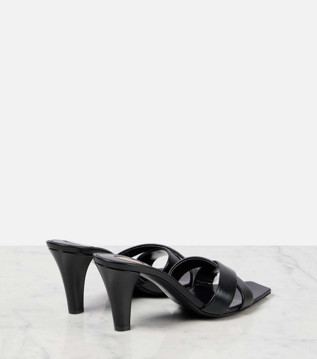 Mules Jill 75 en cuir | Saint Laurent