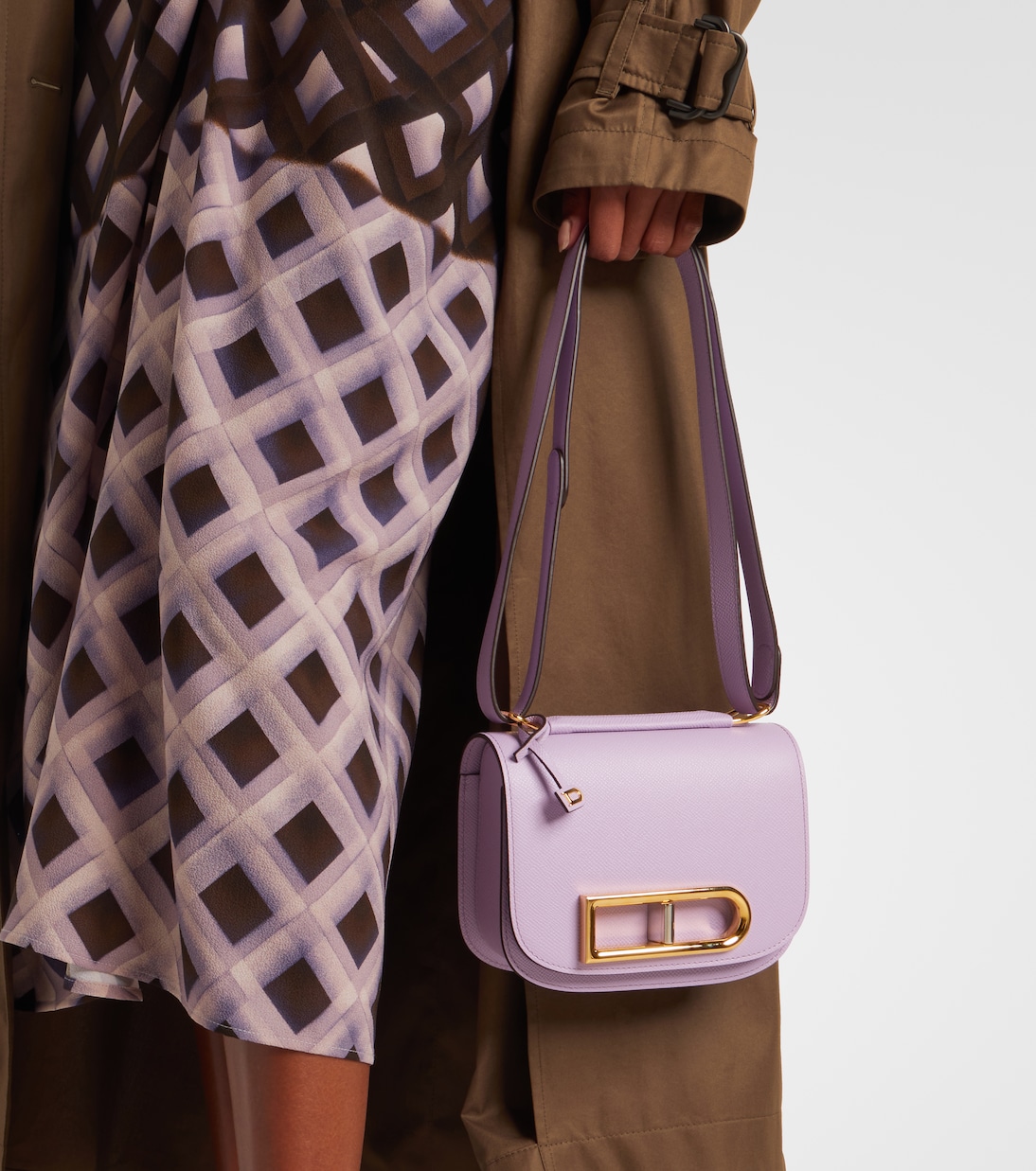 Lingot Small leather crossbody bag | Delvaux