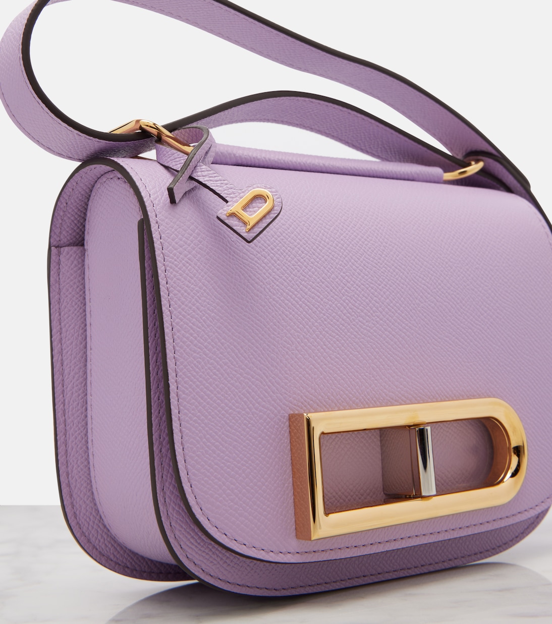 Lingot Small leather crossbody bag | Delvaux