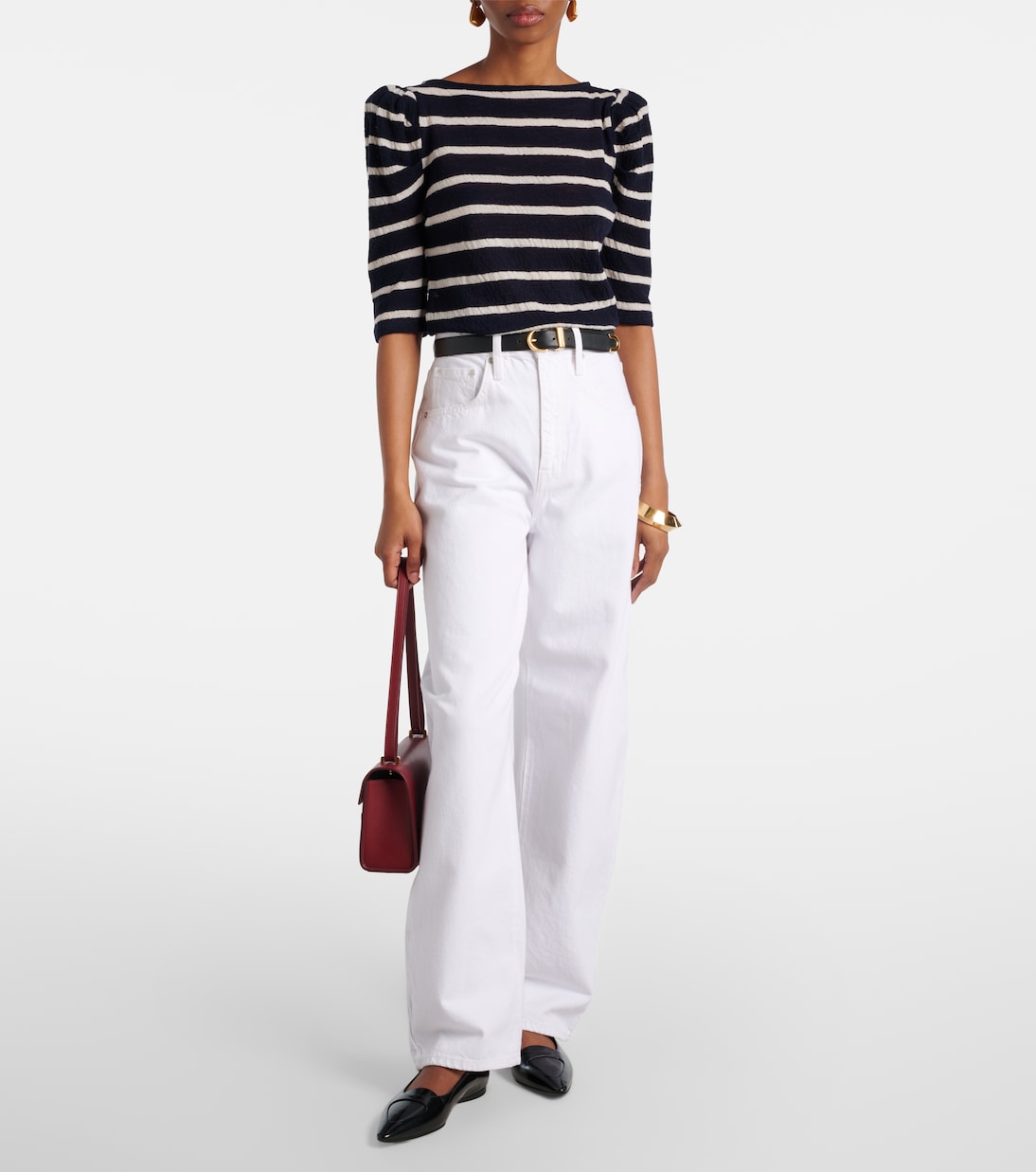 Top The Ruched in lana vergine | Frame
