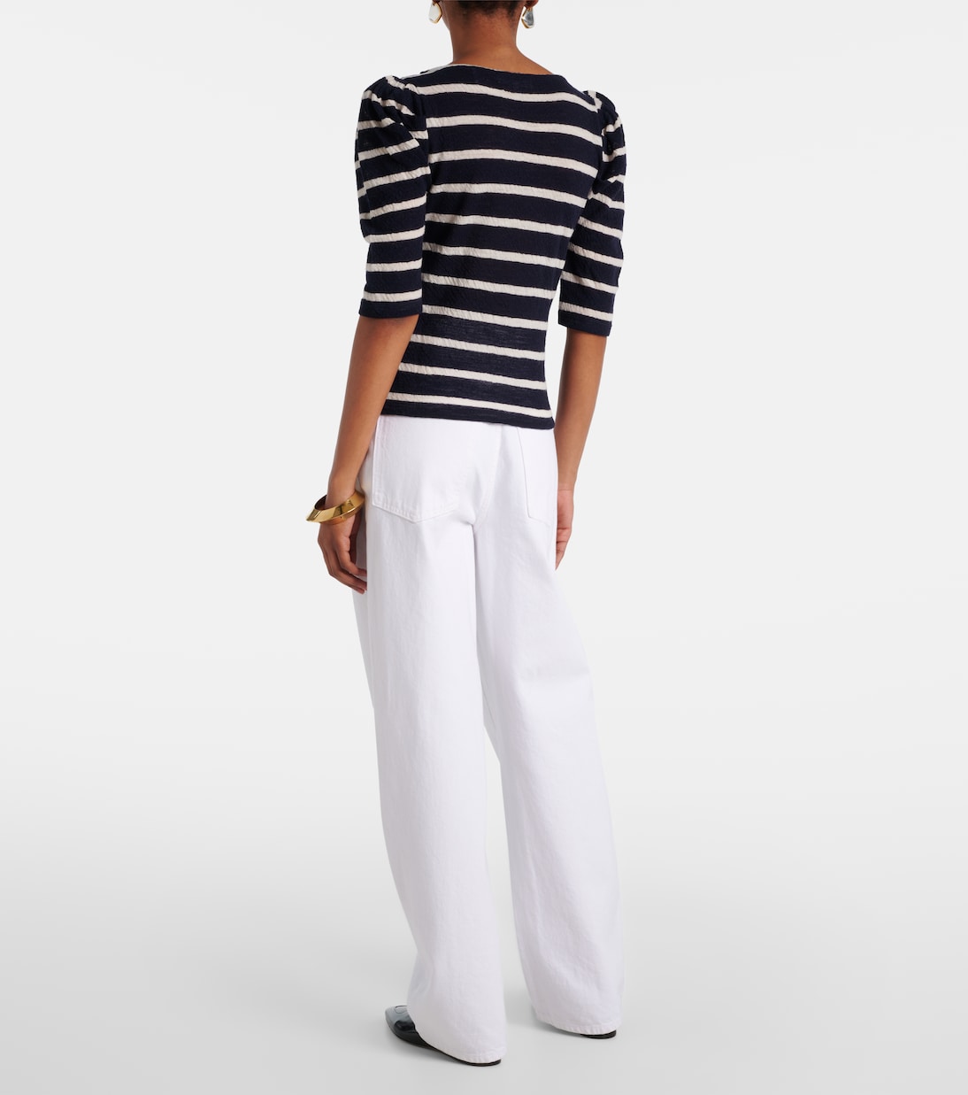 Top The Ruched in lana vergine | Frame